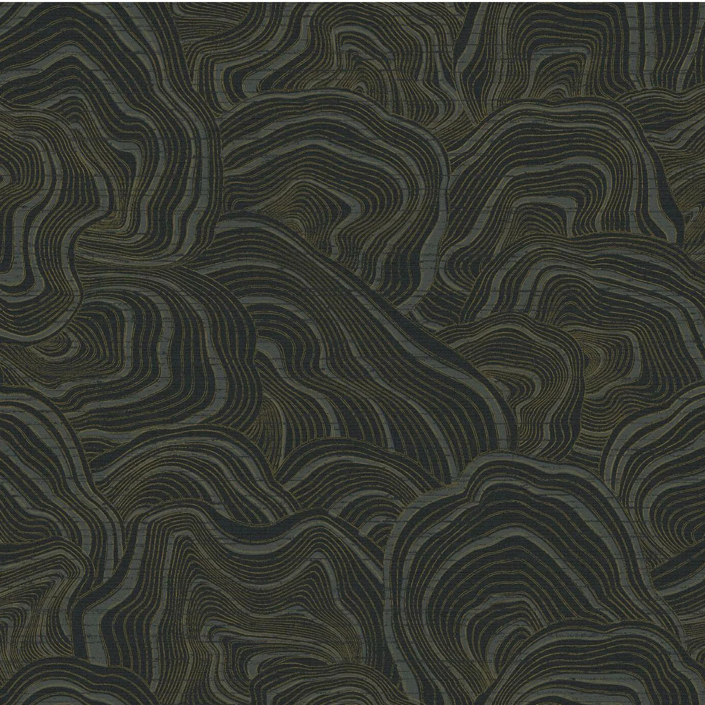 Geodes Abstract Metallic Wallpaper Double Roll | Perigold