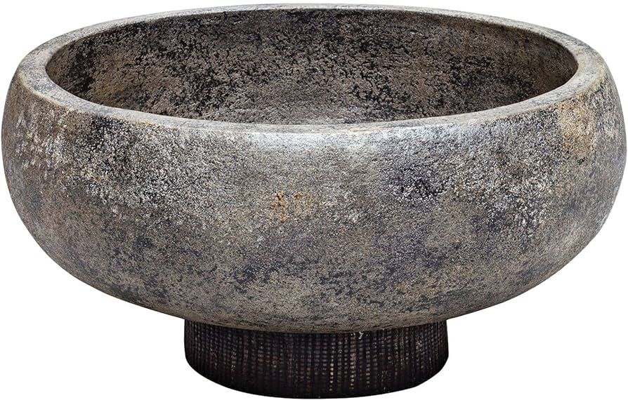 Uttermost Brixton 14" Wide Black Terracotta Modern Decorative Bowl | Amazon (US)