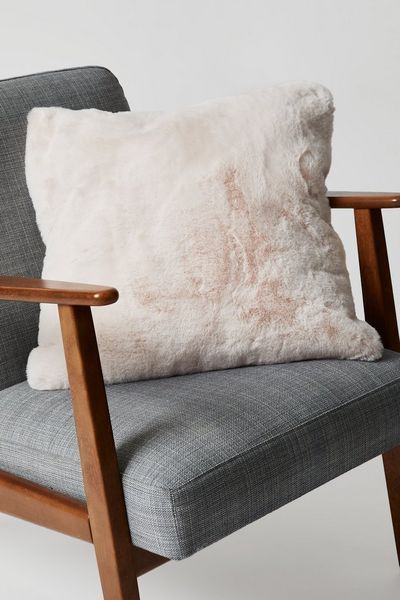 Luxe Faux Fur Cushion | Debenhams UK