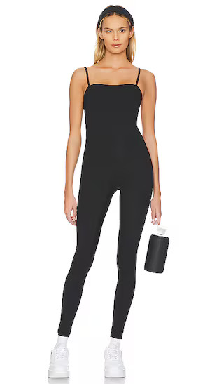 FlowWell Fleur Jumpsuit in Black | Revolve Clothing (Global)