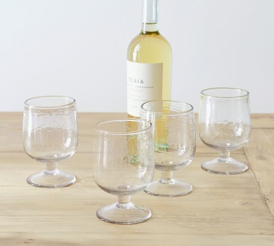 Hammered Handcrafted Glassware Collection | Pottery Barn (US)