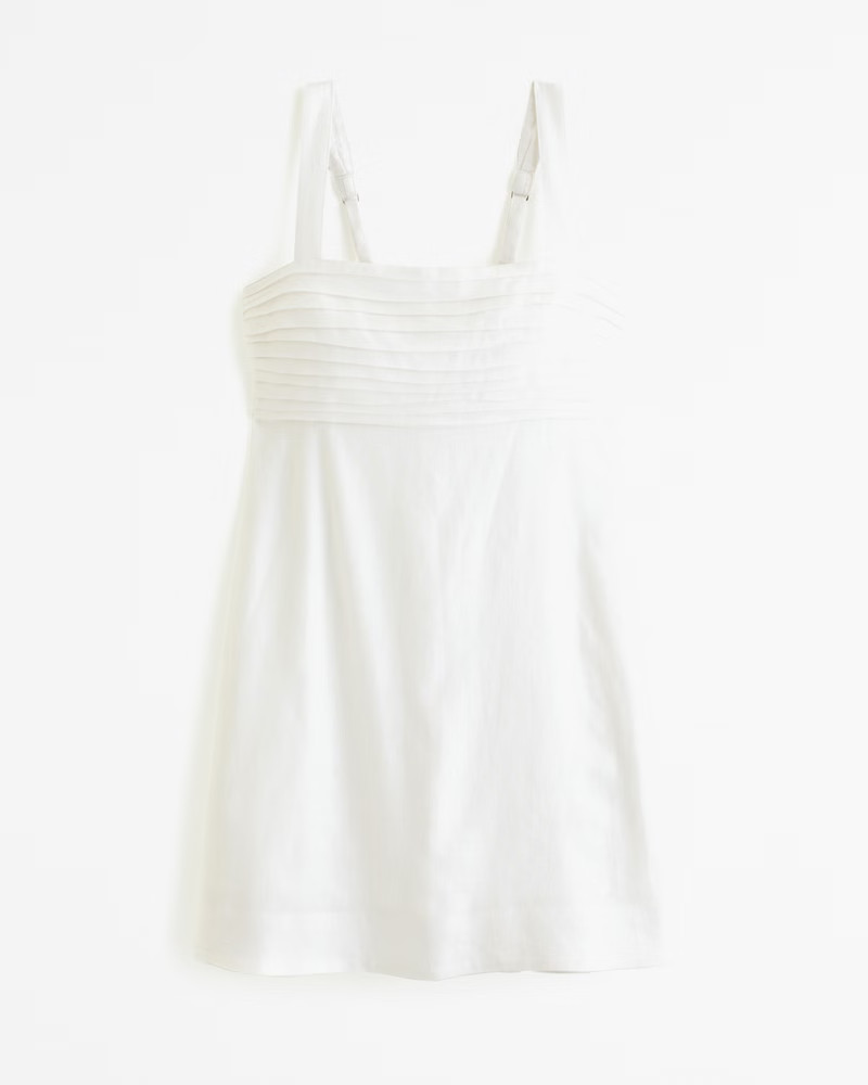 Emerson Linen-Blend Skort | Abercrombie & Fitch (US)