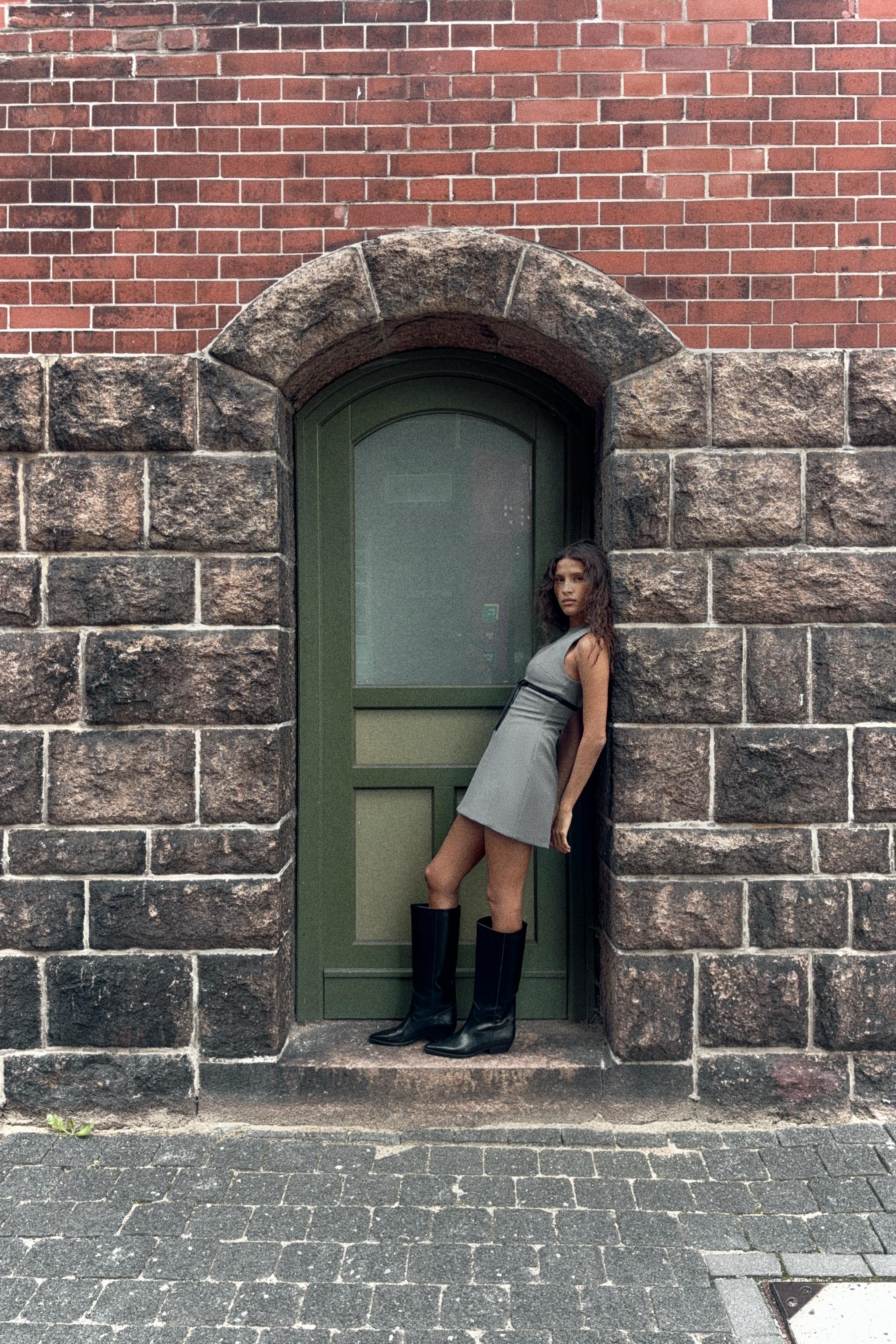 SATIN BOW MINI DRESS | Zara UK