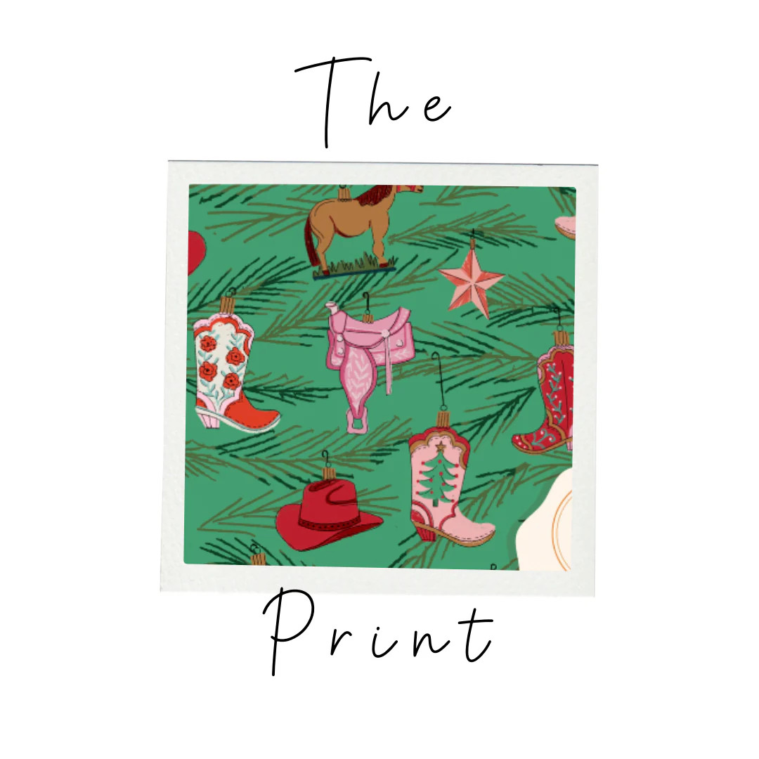 Cowgirl Christmas Premium Ruffle Romper | Poppy Kids Co