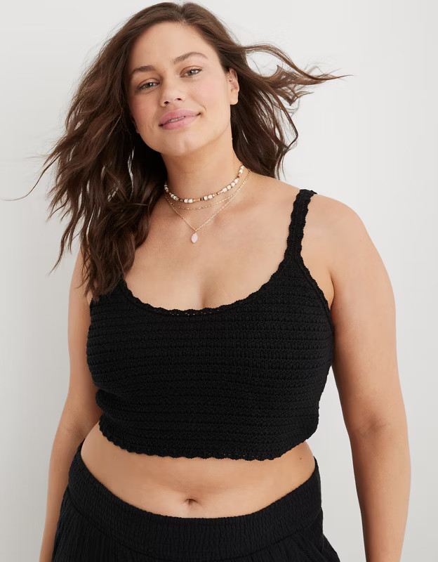 Aerie Summer Nights Cropped Tank Top | Aerie