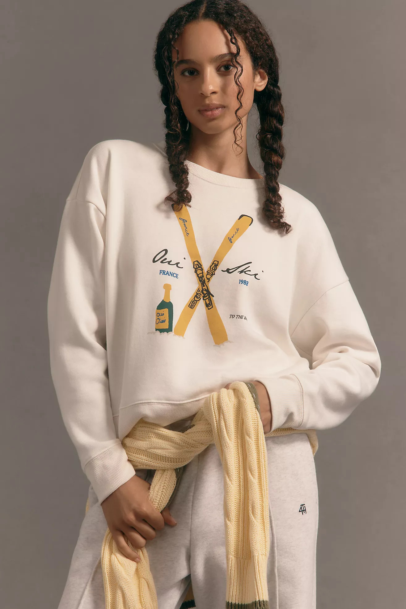 Maeve x Jordan Nickson Ski Club Graphic Sweatshirt | Anthropologie (US)