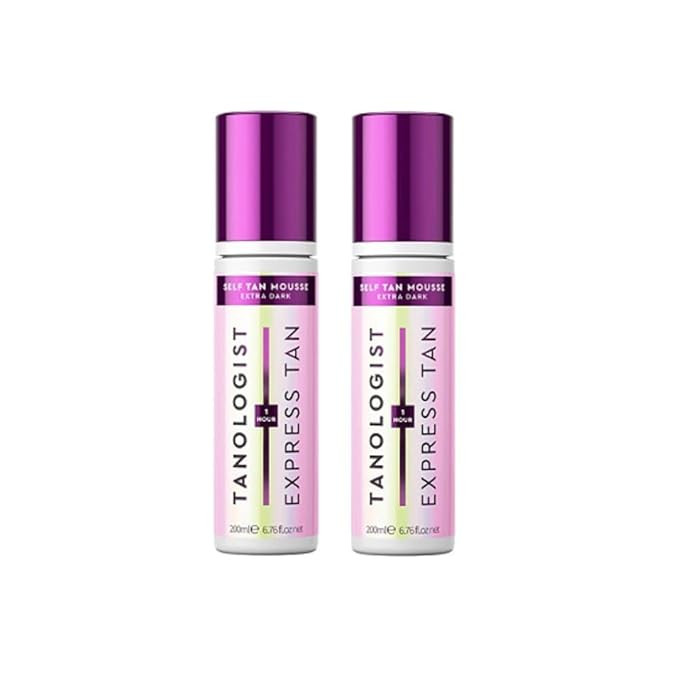 Amazon.com: Tanologist Express Self Tan Mousse, Extra Dark - Hydrating Sunless Tanning Foam, Vega... | Amazon (US)