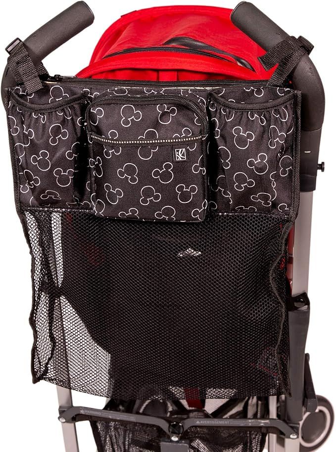 Disney Baby by J.L. Childress Stroller Organizer with Cup Holders and Mesh Storage Compartment - ... | Amazon (US)