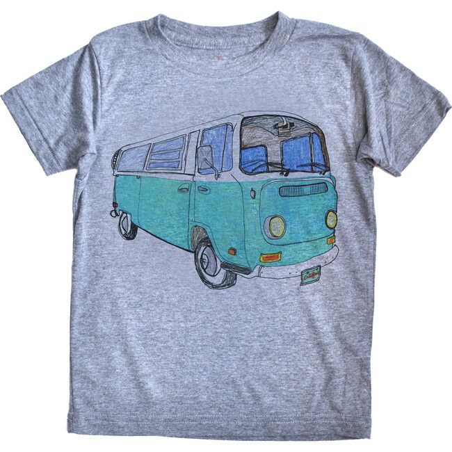 VW Bus T-Shirt, Grey | Maisonette