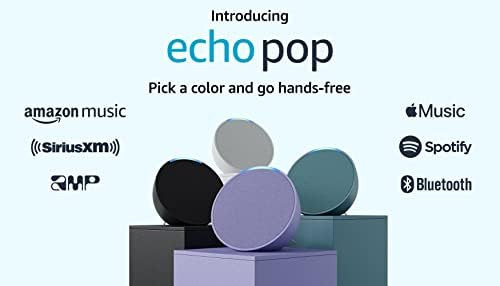 Introducing Echo Pop | Full sound compact Bluetooth smart speaker with hands-free Alexa voice con... | Amazon (US)