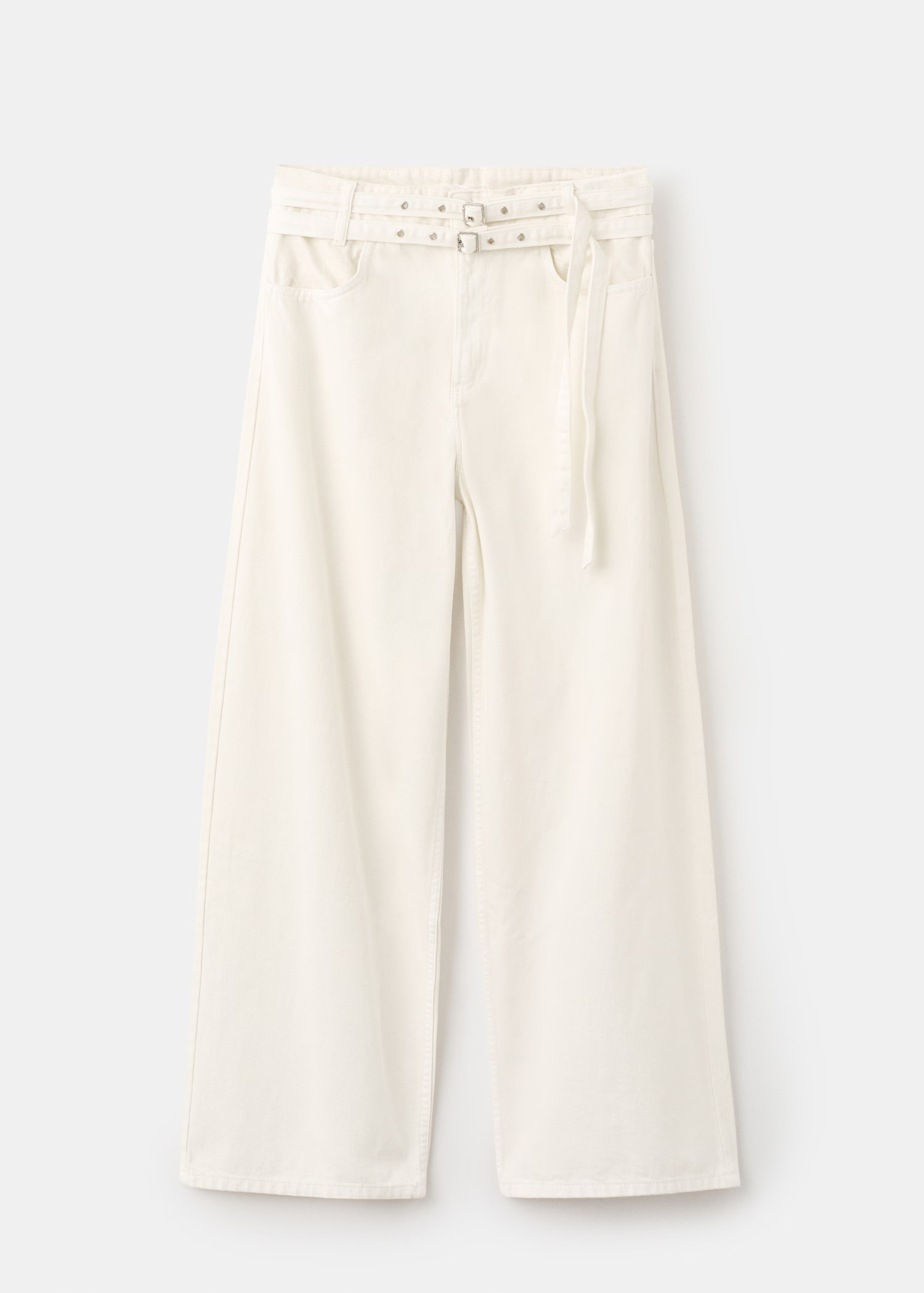 Jean barrel double ceinture | Mango EU