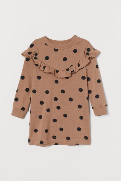 Ruffled Sweatshirt Dress | H&M (US + CA)