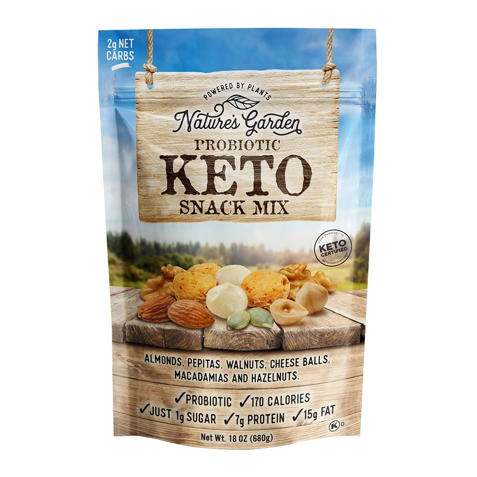 Nature's Garden Probiotic Keto Snack Mix, 18 oz. | Walmart (US)