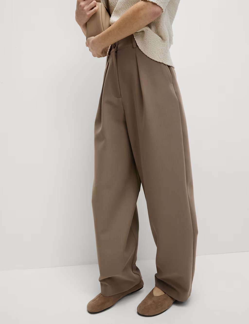 Barrel Leg Trousers | Marks & Spencer (UK)