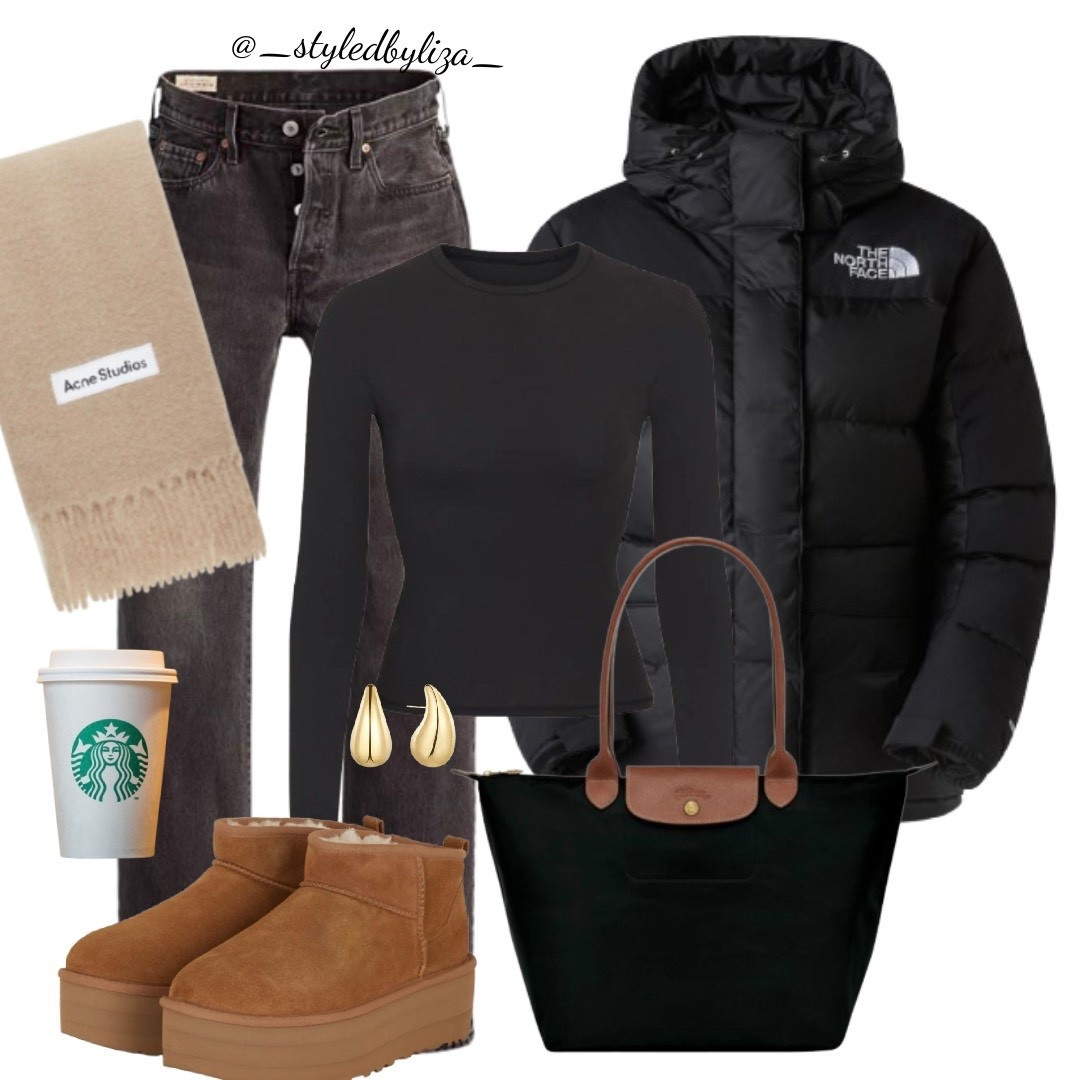 Styling a black puffer 🖤

#LTKootd #LTKgrwm #LTKSeasonal