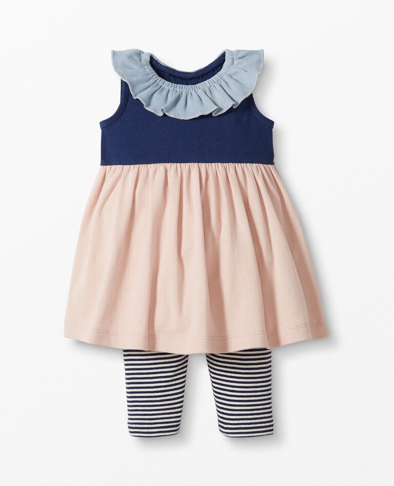 Baby Dress & Capri Legging Set In Organic Cotton | Hanna Andersson