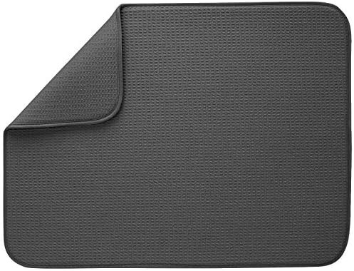 Amazon.com: S&T INC. Absorbent, Reversible XL Microfiber Dish Drying Mat for Kitchen, 18 Inch x 2... | Amazon (US)