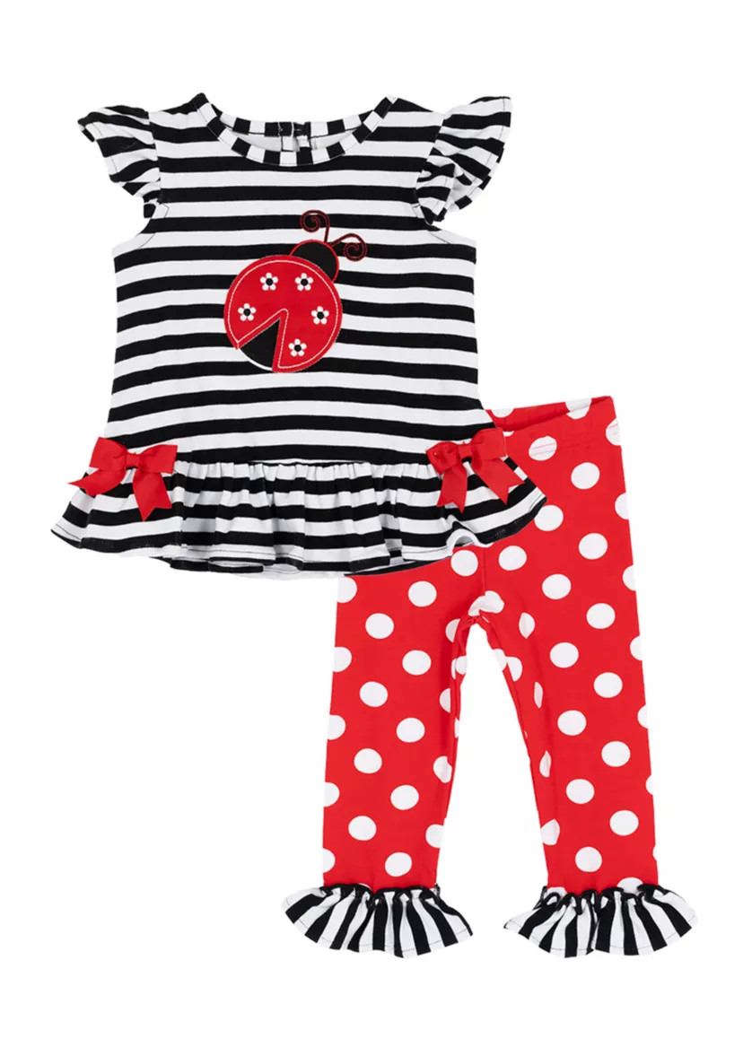Baby Girls Ladybug Legging Set | Belk