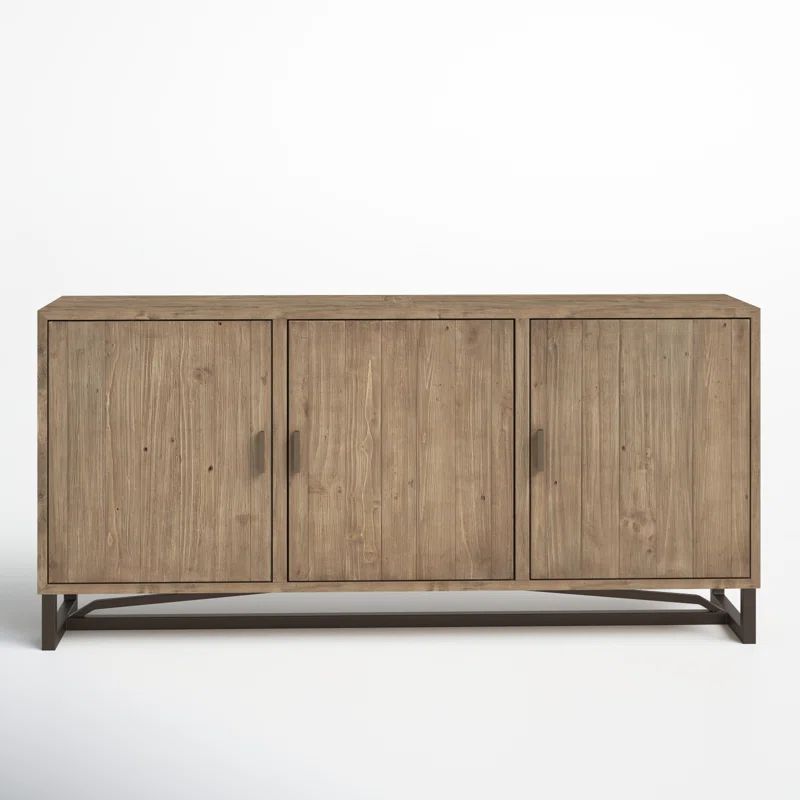 Lopez 67.75'' Wide Pine Solid Wood Sideboard | Wayfair North America
