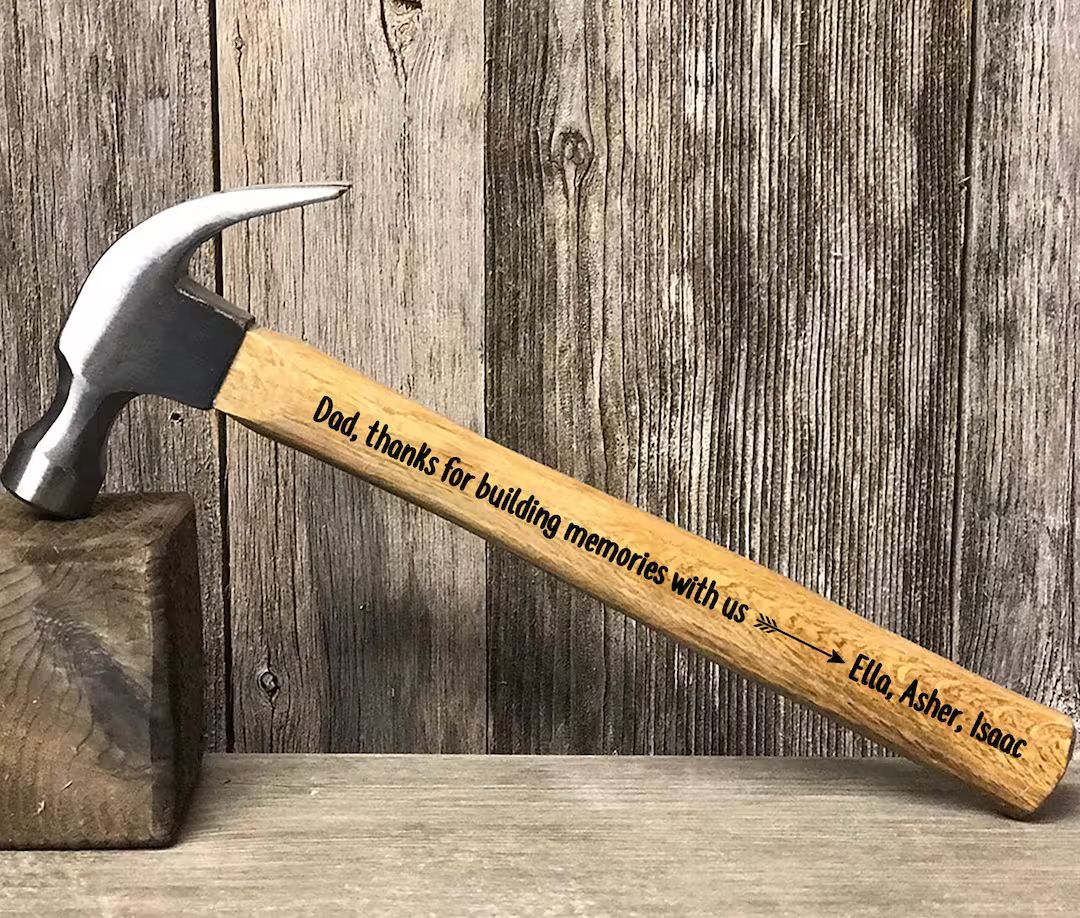 Fathers Day Gifts Building Memories Laser Engraved Personalized Hammer | Etsy (US)