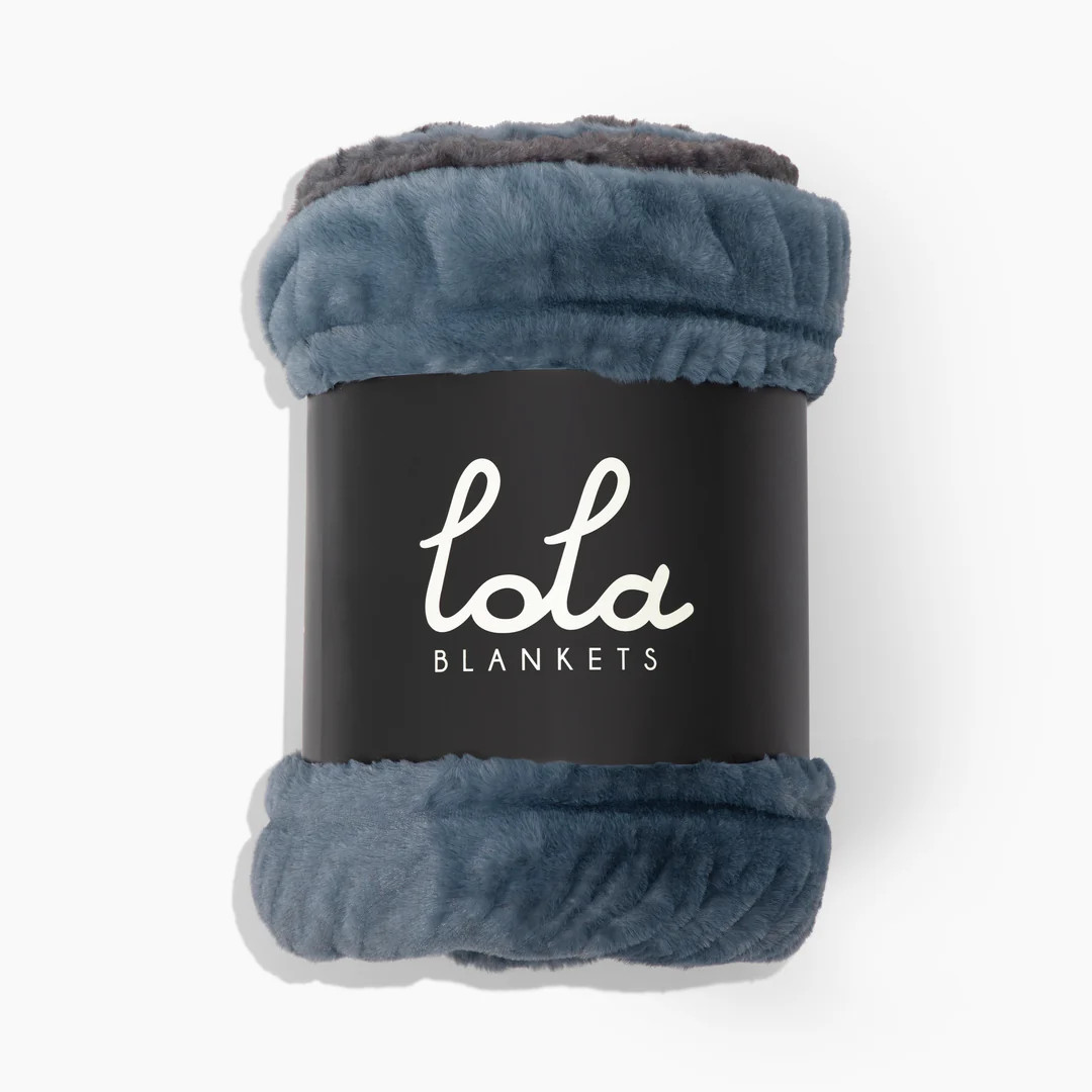 Navy Ombre | Lola Blankets