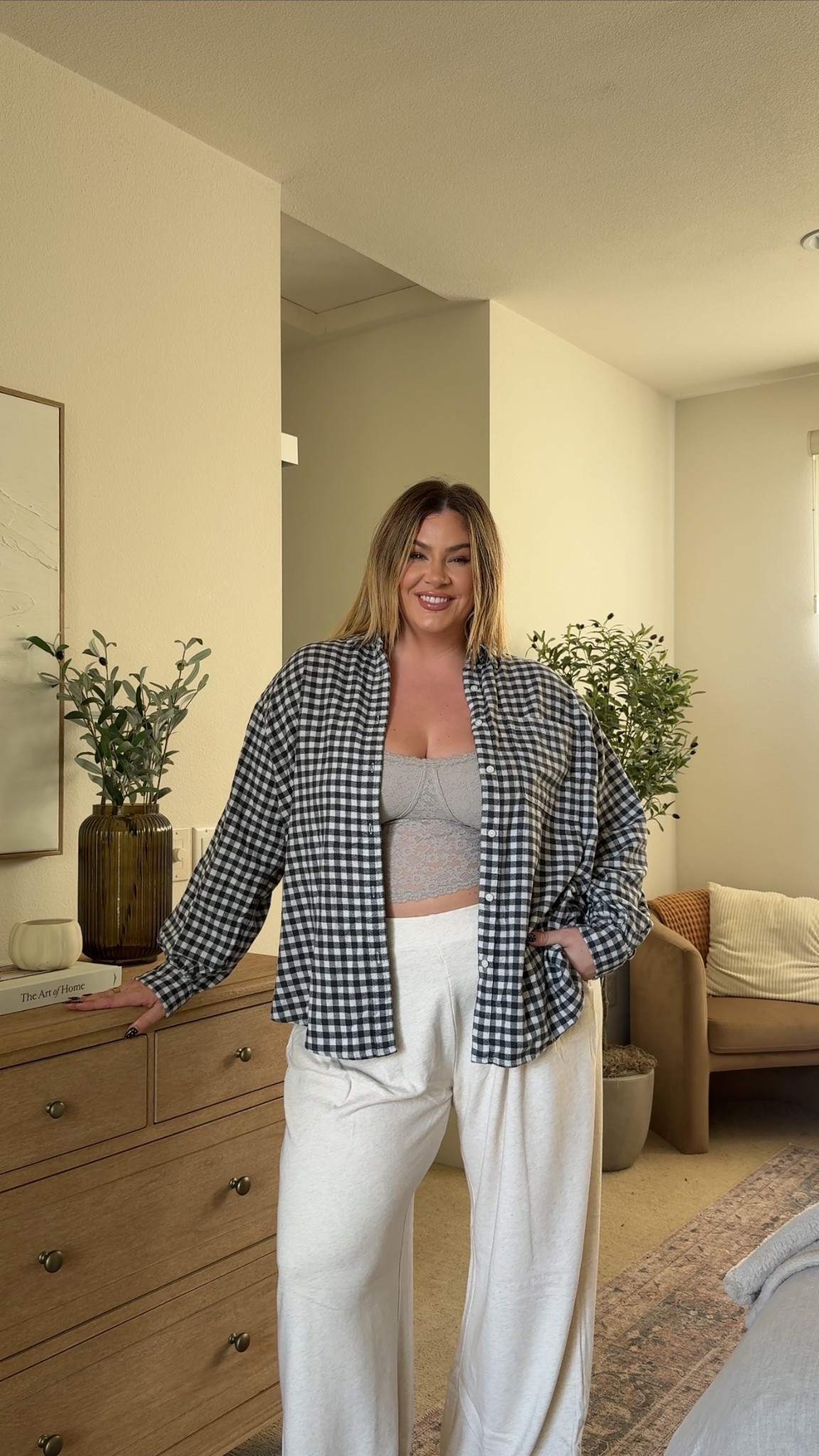 fall outfit from aerie! wearing everything in an xl (top in an xl dd)

#LTKStyleTip #LTKMidsize #LTKSeasonal