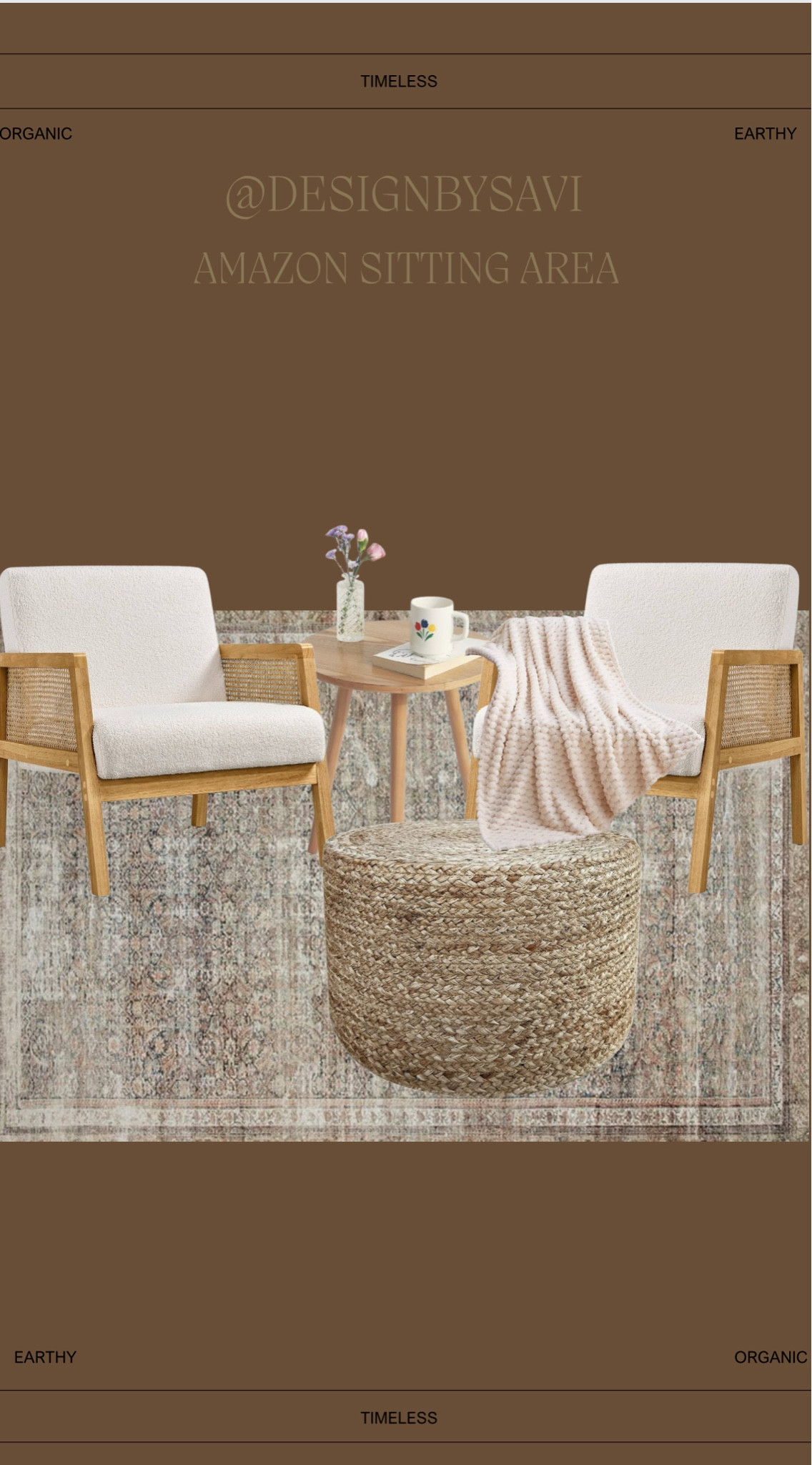 Amazon sitting area 


Amazon home, home decor, accent chair, living room, primary room, area rug, ottoman 

#LTKstyletip #LTKhome #LTKsalealert