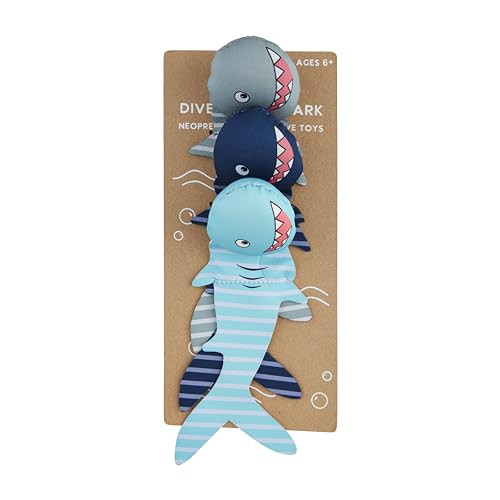 Mud Pie Kids Shark Neoprene Dive Toys ; 8" X 4" | Amazon (US)