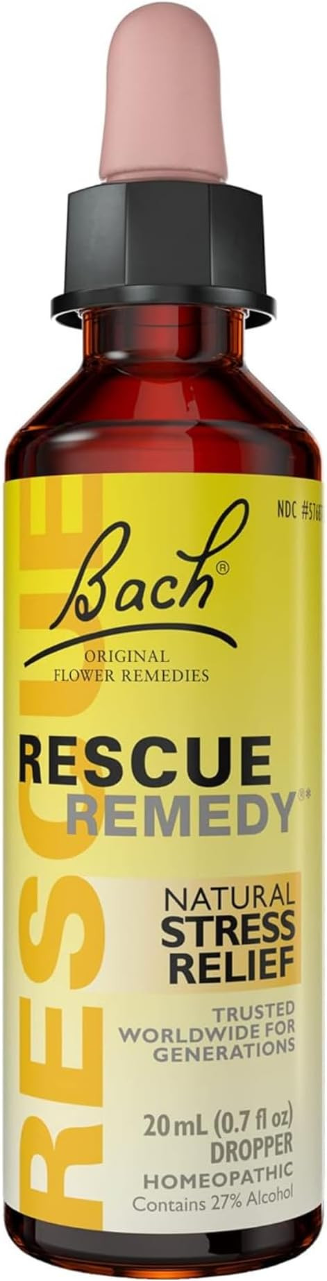 RESCUE REMEDY Dropper, 20mL‚ Natural Homeopathic Stress Relief | Amazon (US)