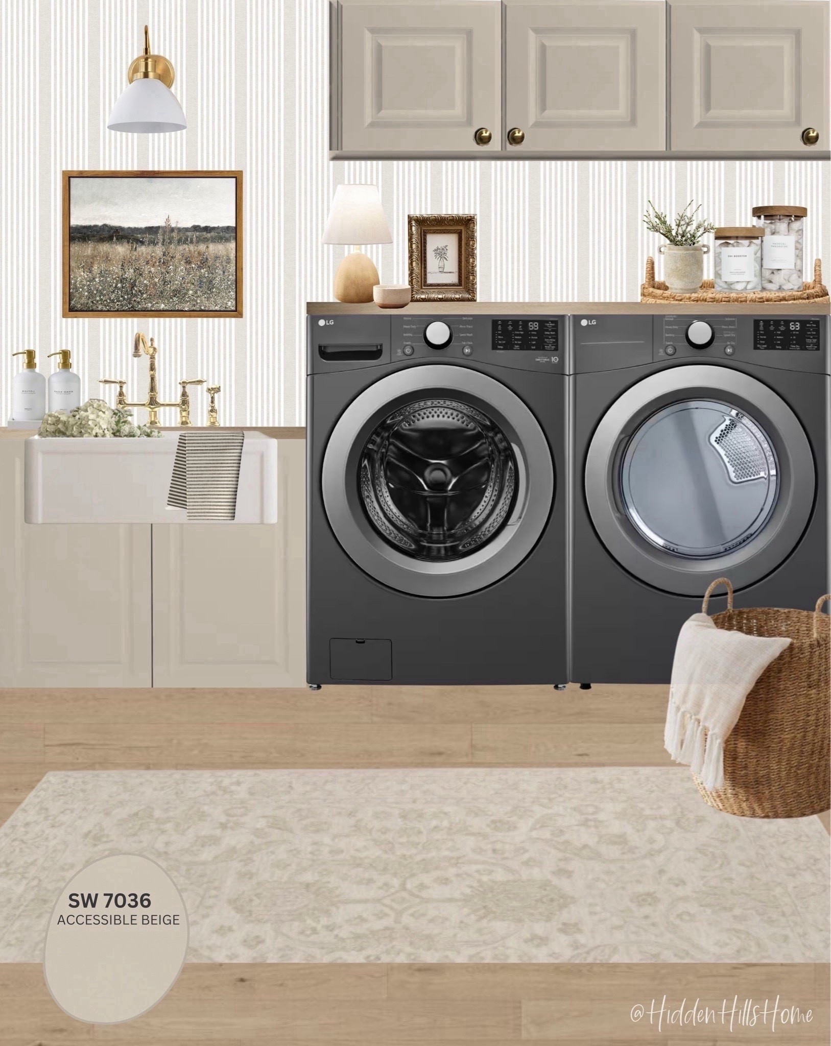Laundry room mood board, modern classic laundry room mood board, neutral laundry room design #laundry 

#LTKSaleAlert #LTKHome