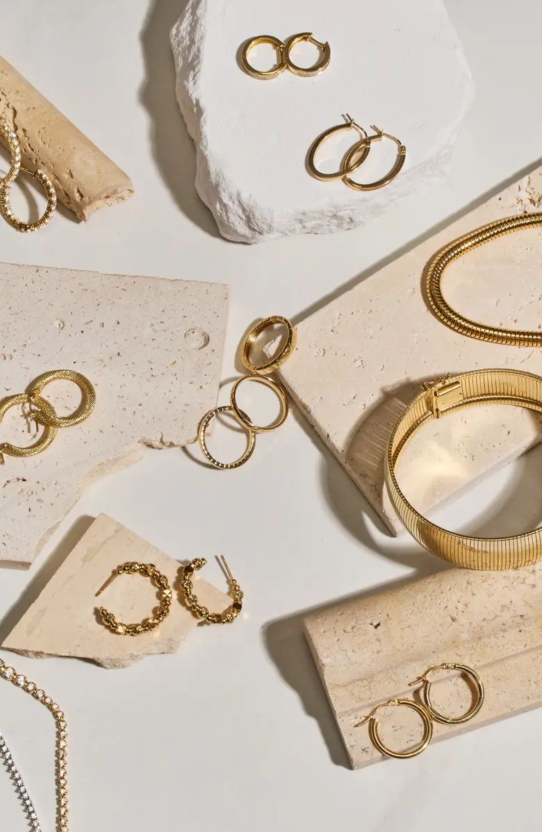14K Gold Hoop Earrings | Nordstrom