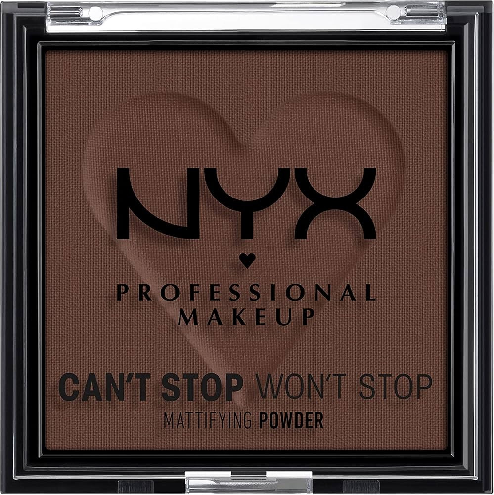 NYX PROFESSIONAL MAKEUP Can't Stop Won't Stop Mattifying Pressed Powder - Rich | Amazon (US)
