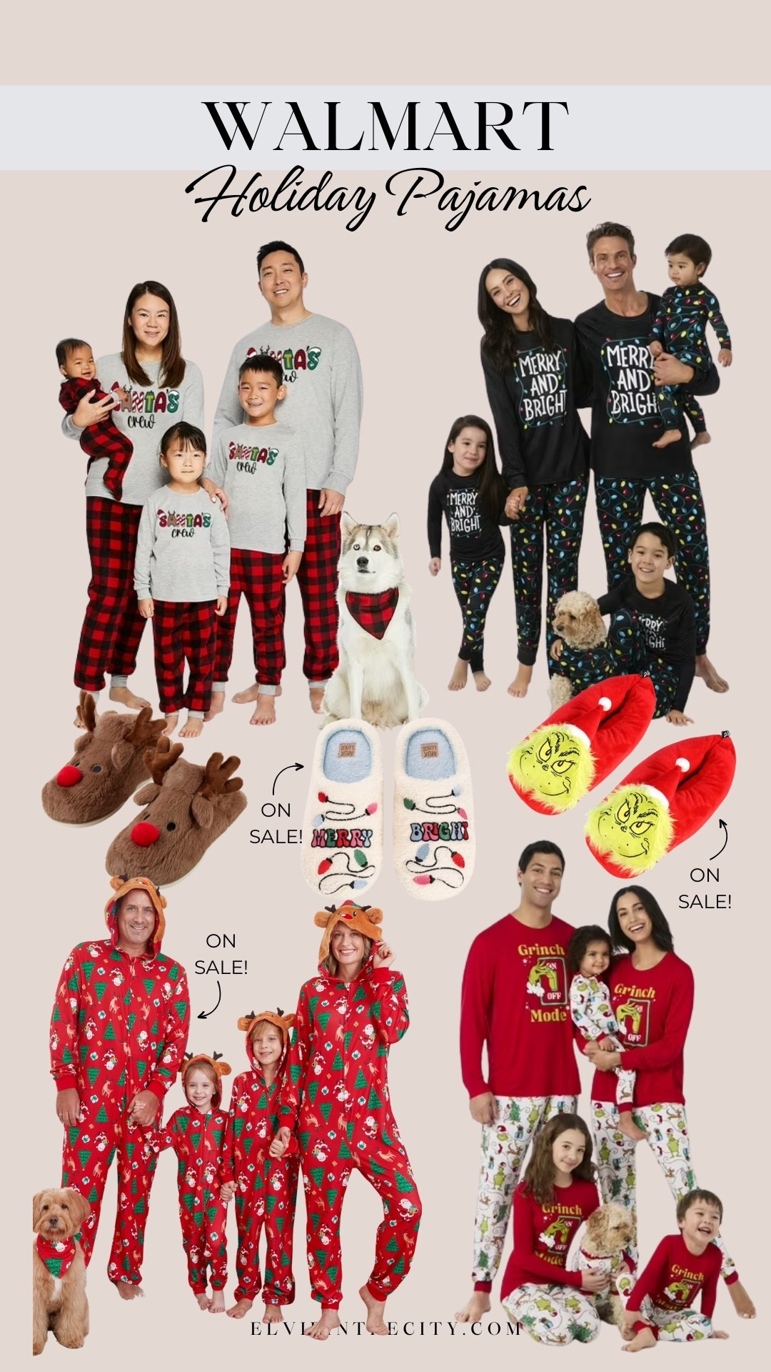 Family pajamas for the holidays from Walmart and several of these are on sale!

Matching pajamas, family pajamas, holiday pajamas, Christmas pjs

#LTKFamily #LTKSeasonal #LTKHoliday