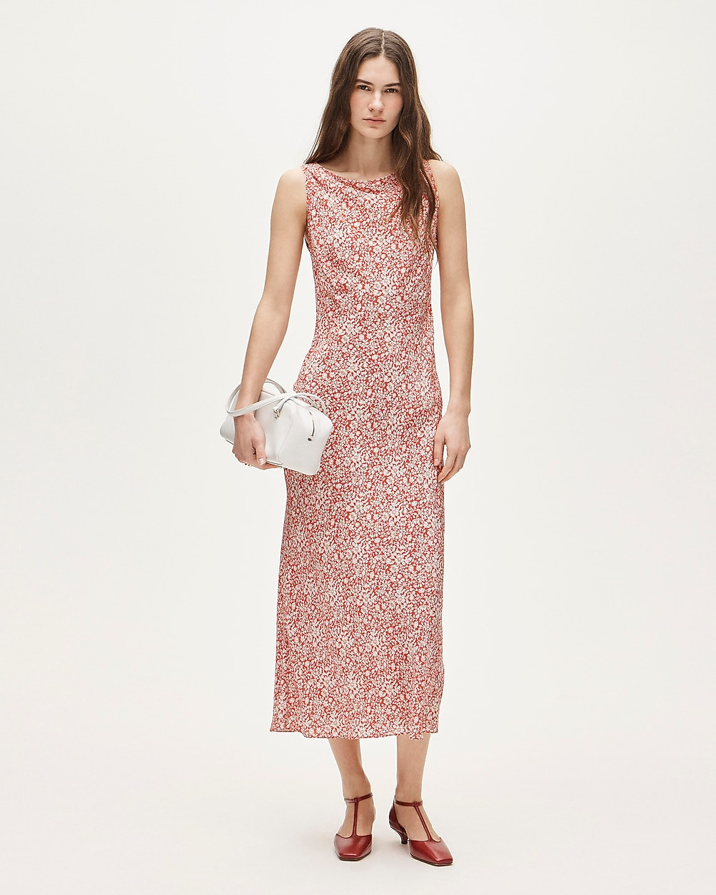 Bias-cut slip dress in Liberty® Lizzy floral fabric | J. Crew US