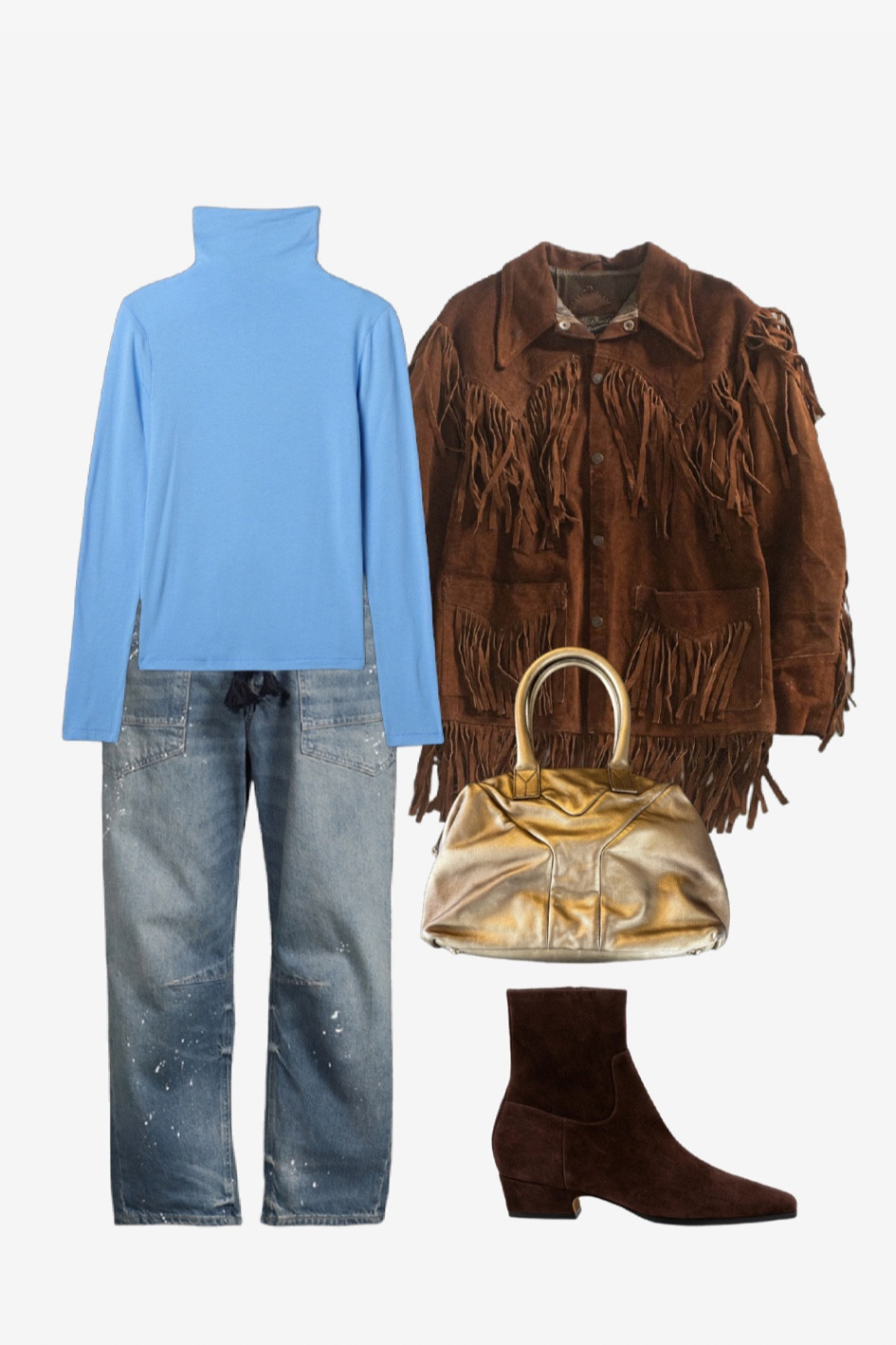 It’s bloody cold today so I probably should change my coat. I love a good fringe moment though  
The jacket and bag are vintage. 
 •
#falloutfit #ysleasy #falltrends #torontostylist #StyleOver40  #secondhandFind #fashionstylist #slowfashion #vintagestyle #fringejacket #FashionOver40  #vintagestyle #genX #genXStyle #shopSecondhand #genXInfluencer #genXblogger #secondhandDesigner #Over40Style #40PlusStyle 


#LTKStyleTip #LTKShoeCrush #LTKOver40