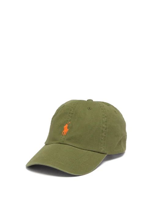 Polo Ralph Lauren - Logo-embroidered Cotton-twill Cap - Mens - Khaki | Matches (US)