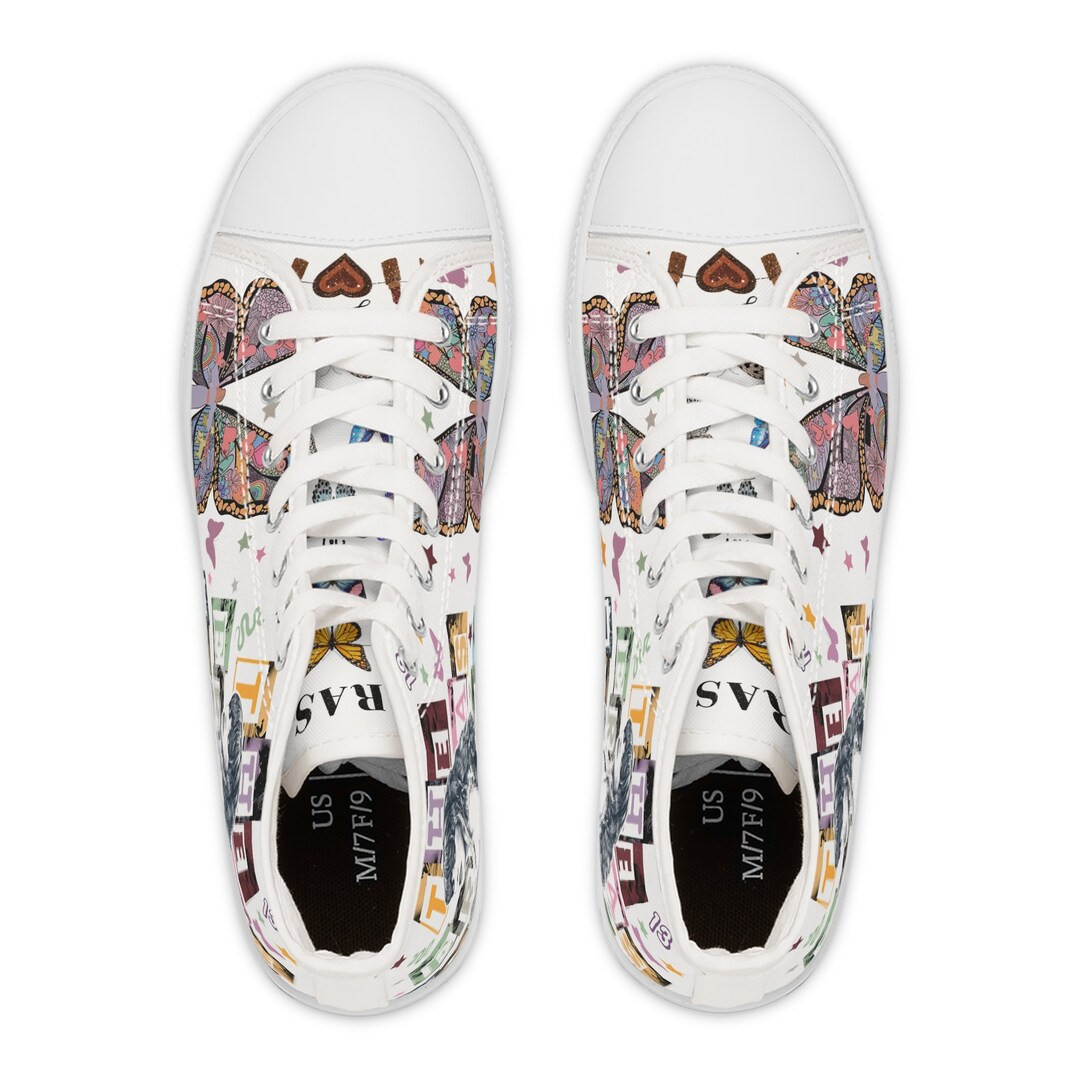 Pop Star-inspired Converse-style Hi-tops Perfect for Concerts and Music Tours Fan Outfit Shoes Ic... | Etsy (US)