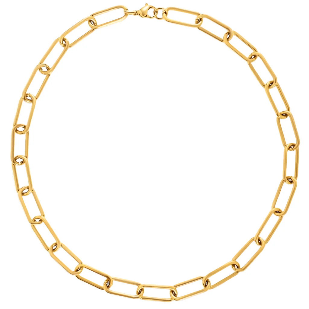 Ellie Vail - Carla Paper Clip Chain Necklace | Ellie Vail Jewelry