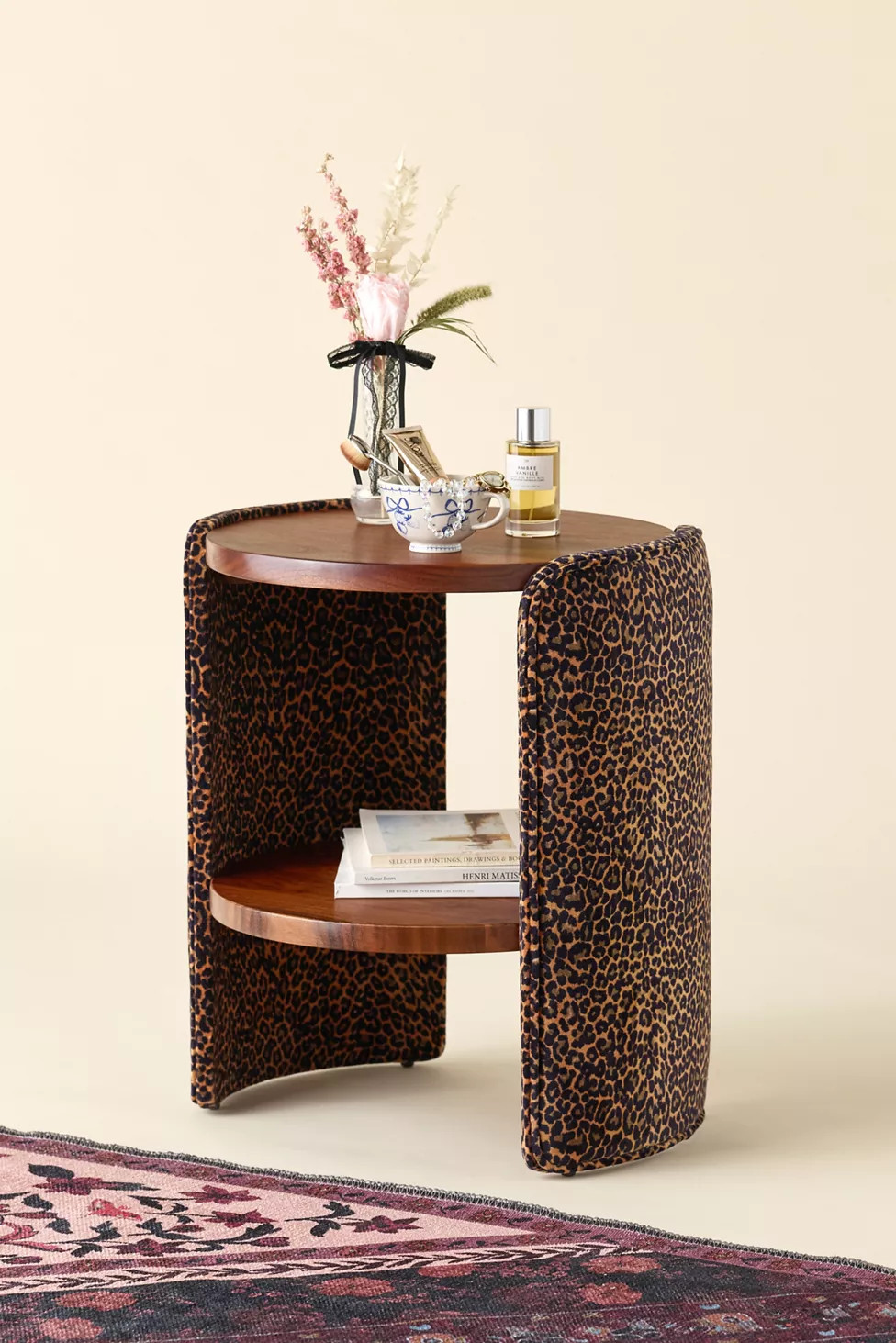 Jane Round Upholstered Storage Nightstand | Urban Outfitters (US and RoW)