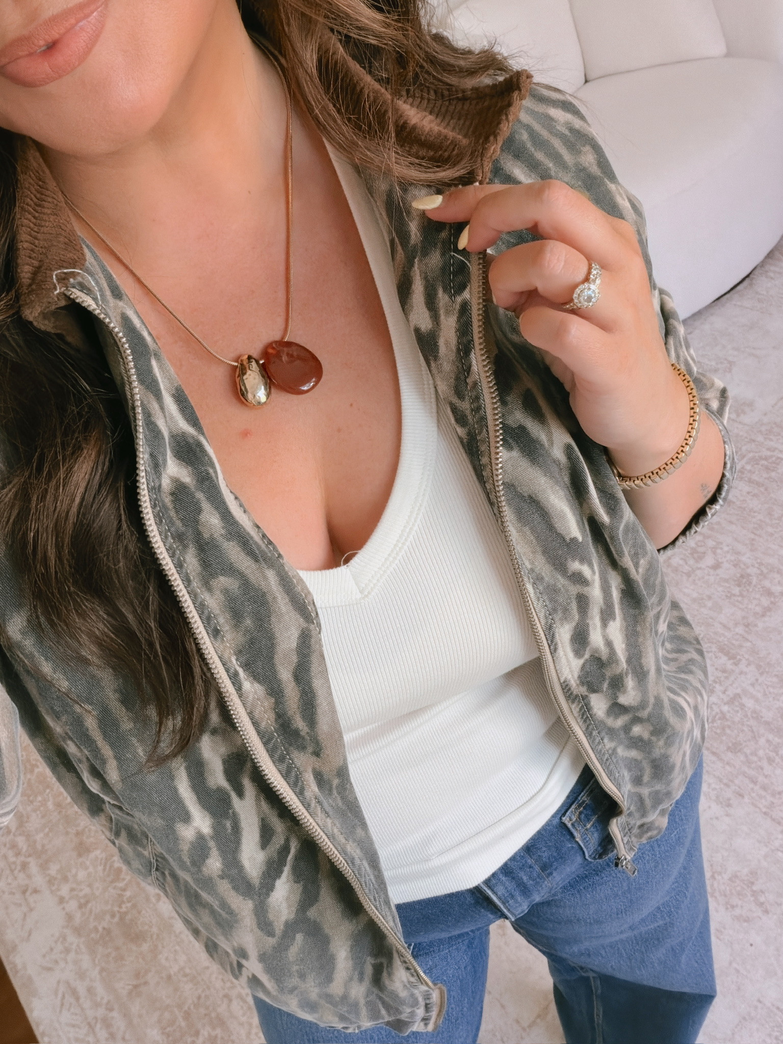 wearing size 14 in the pants, L in the top 

 #LTKSeasonal #LTKMidsize