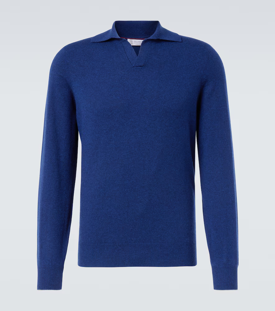 Brunello Cucinelli Cashmere polo sweater | Mytheresa (US/CA)
