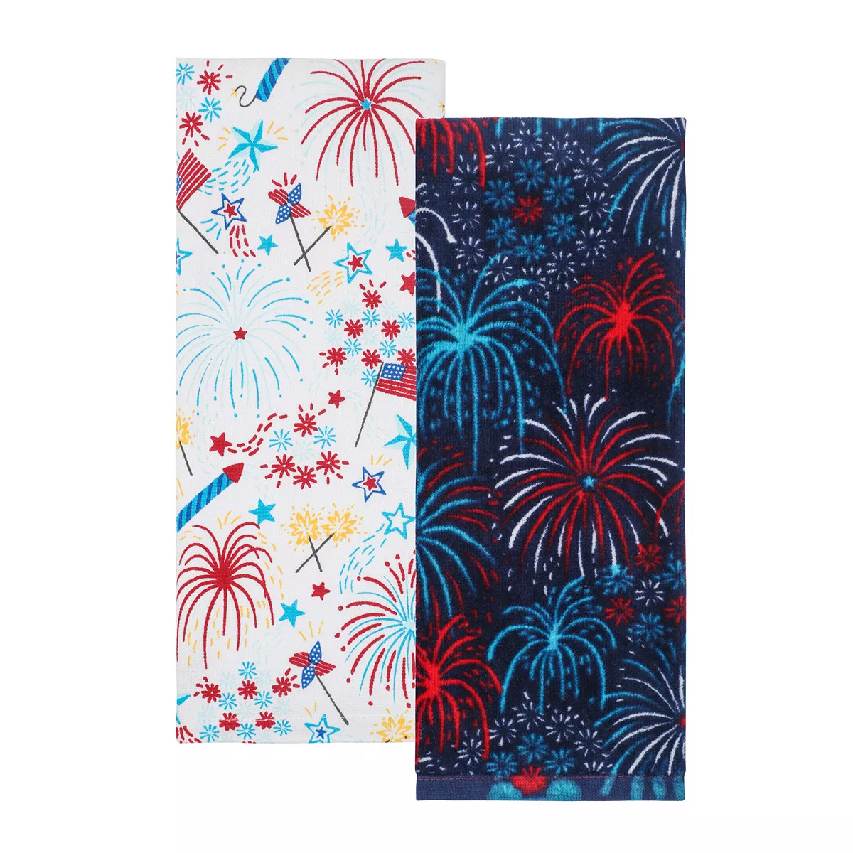 Celebrate Together™ Americana Fireworks Terry Cloth 2-Pack Kitchen Towel Set | Kohl's