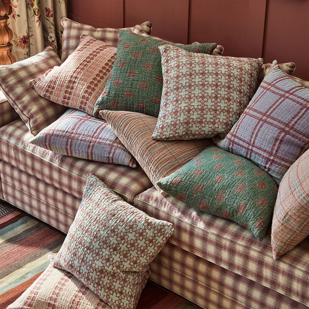 Pia Cotton Pillow Cover | GreenRow