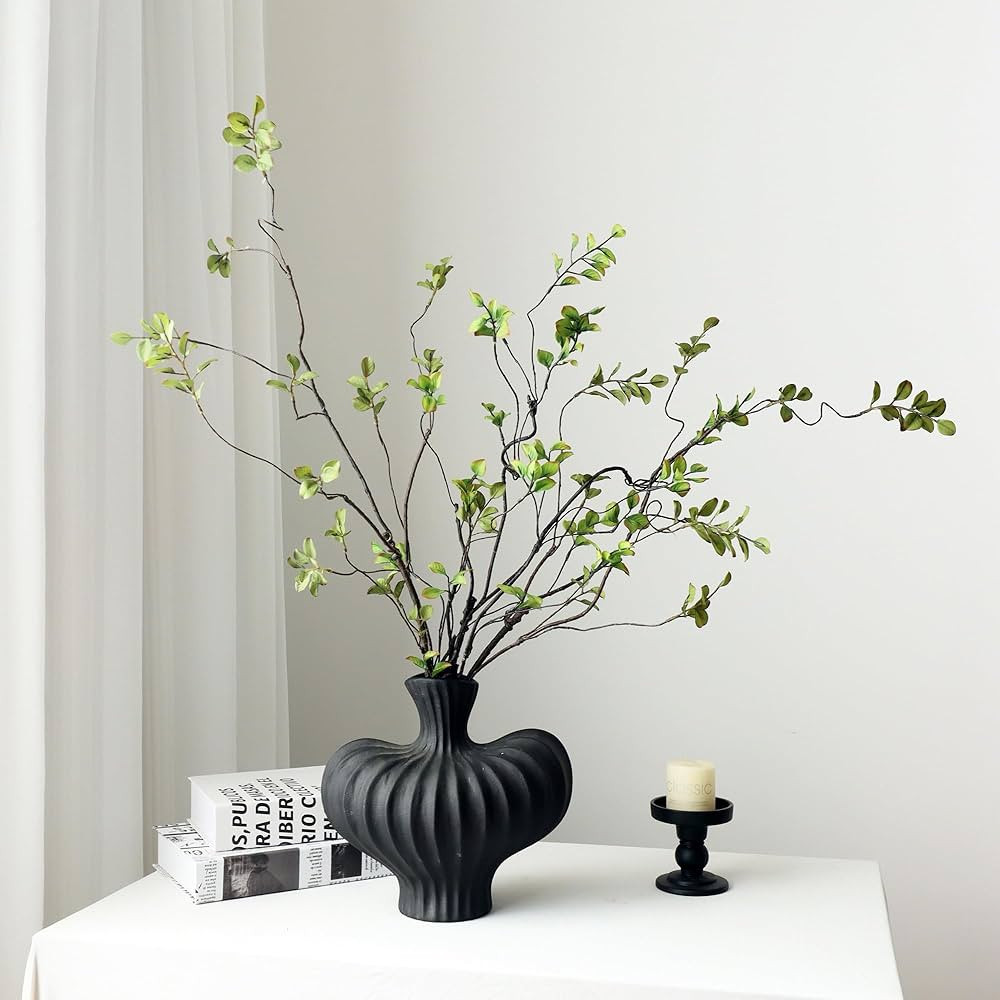 3Pcs 38.8" Faux Greenery Plant Stems and Branches for Tall Vase,Artificial Tree Branches and Twig... | Amazon (US)