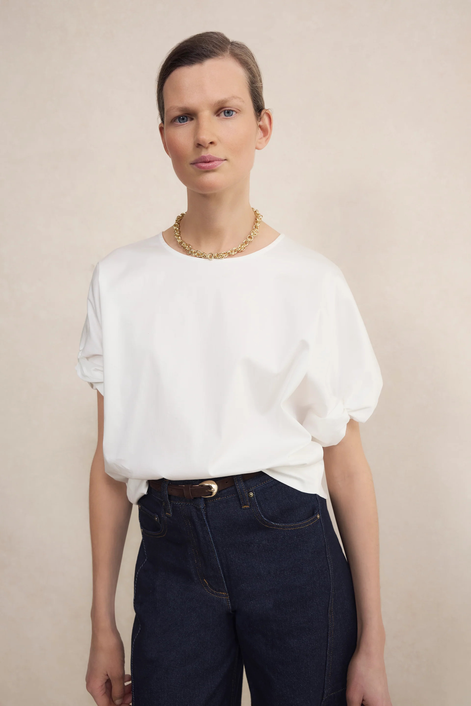 Cath x WYSE Charlotte Top - White | WYSE London