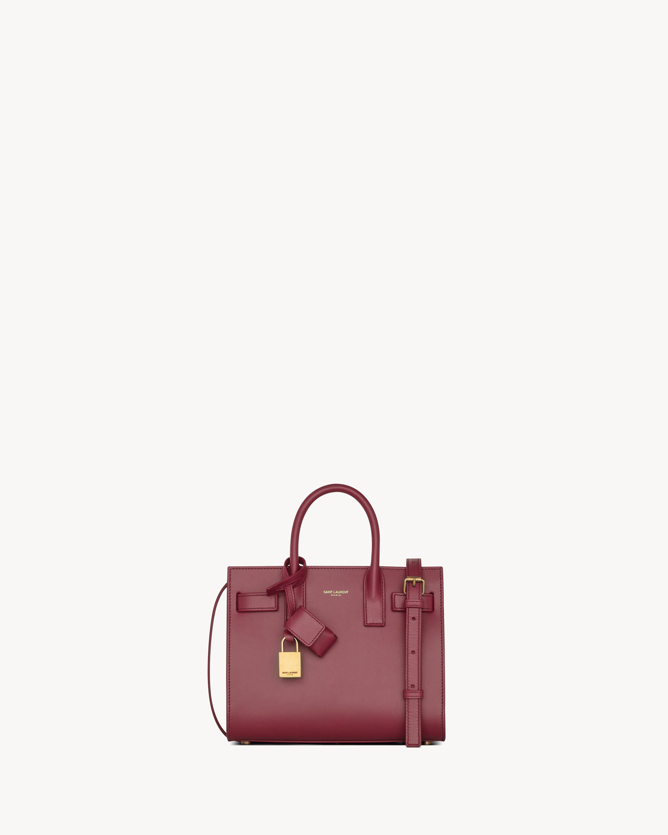 Saint Laurent Sac De Jour In Smooth Leather - Nano - Red - Women - One Size | Saint Laurent Inc. (Global)