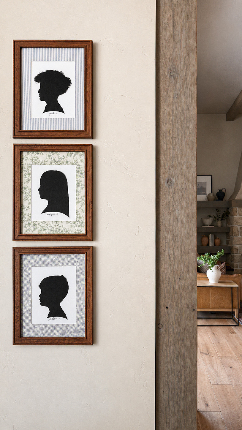 These silhouette portraits are easier to make than you think!

#LTKSeasonal #LTKHome #LTKKids