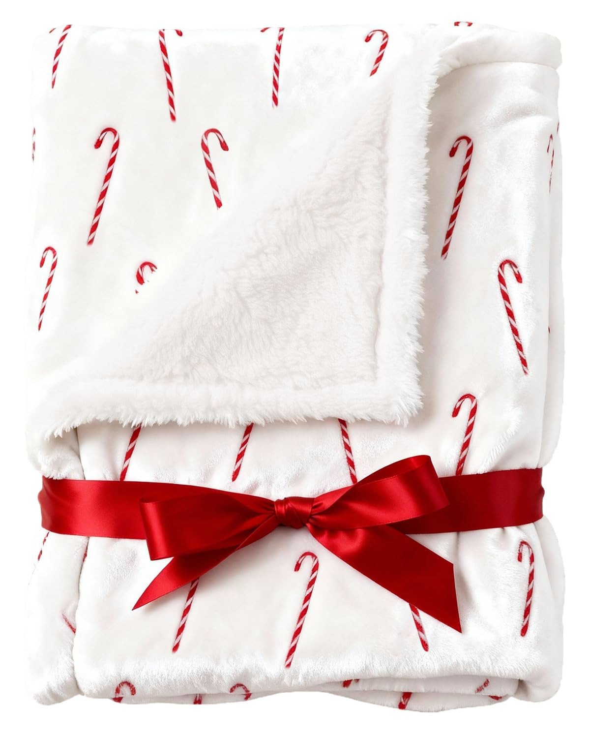 Christmas Sherpa Blanket Throw Size - Reversible Sherpa Fleece Blanket - Super Soft Double Sided ... | Amazon (US)