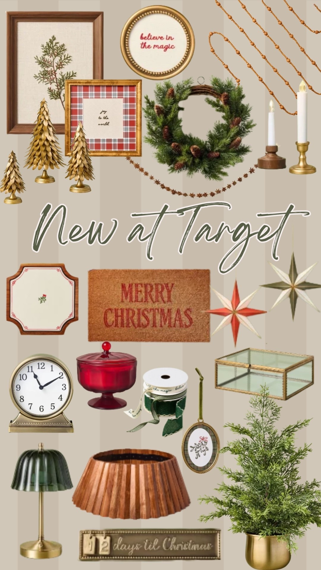 New Christmas at Target! 

Home decor Christmas decor art ornaments wreath garland

#LTKSeasonal #LTKHome