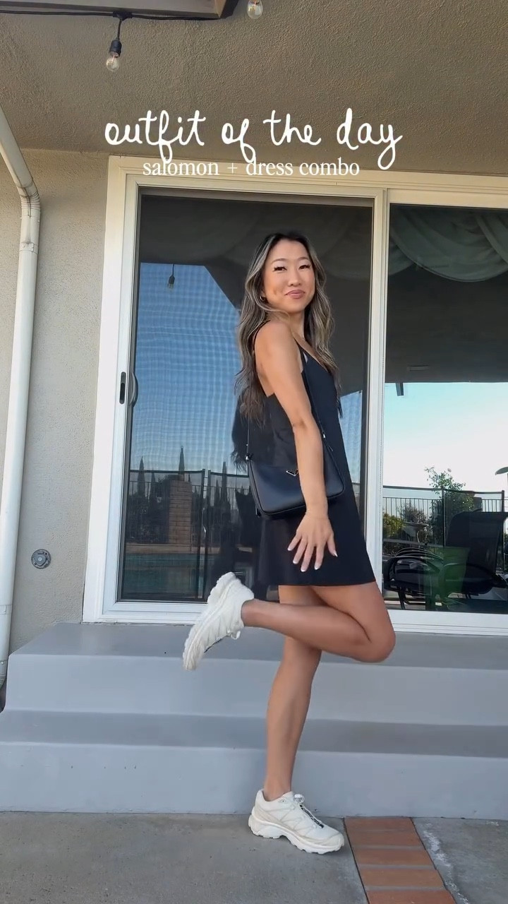 & a fresh tan!! obsessed with this fit for spring 🌸🌟🫶🏼💫

shoes: @salomon 
dress: @abercrombie 

#salomon #stylingsalomons #ootd #outfitinspo #outfitideas #outfitinspiration #outfits #outfitoftoday